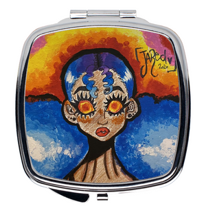 Open image in slideshow, [HEAD IN THE CLOUDS] Compact Mirror
