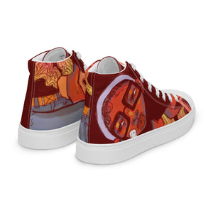 [Way More Than A Penny For My Thoughts] Men’s High Top Canvas Sneakers